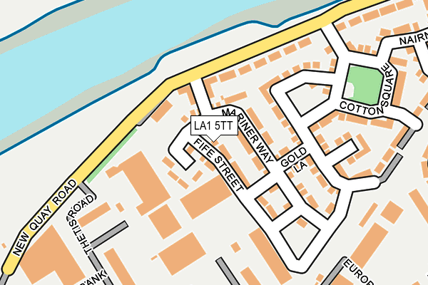 LA1 5TT map - OS OpenMap – Local (Ordnance Survey)