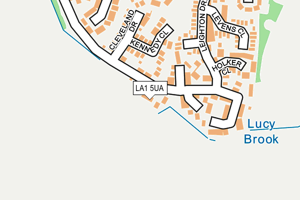 LA1 5UA map - OS OpenMap – Local (Ordnance Survey)