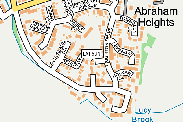 LA1 5UN map - OS OpenMap – Local (Ordnance Survey)