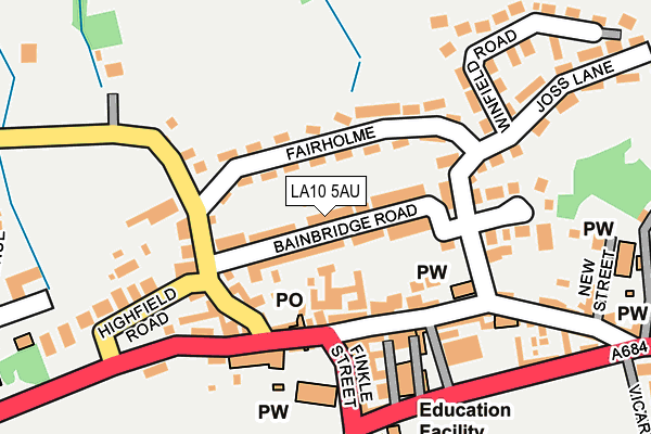 Map of M CRAGG BUILDING LTD at local scale