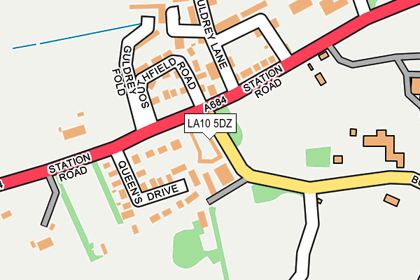 LA10 5DZ map - OS OpenMap – Local (Ordnance Survey)