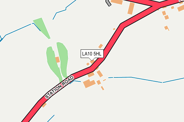 LA10 5HL map - OS OpenMap – Local (Ordnance Survey)