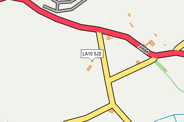 LA10 5JS map - OS OpenMap – Local (Ordnance Survey)