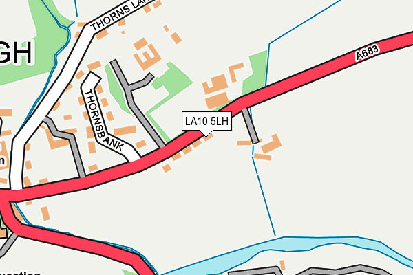 LA10 5LH map - OS OpenMap – Local (Ordnance Survey)