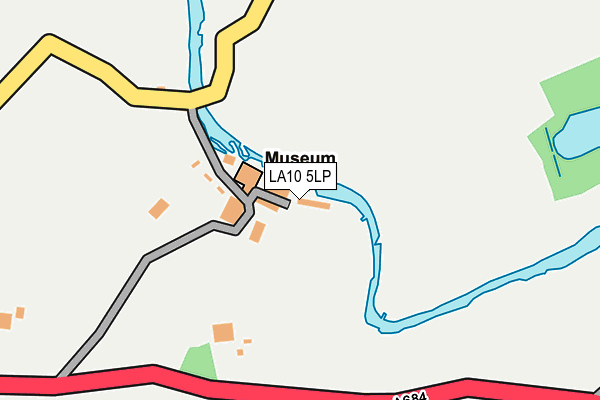 LA10 5LP map - OS OpenMap – Local (Ordnance Survey)