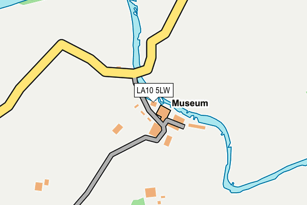 LA10 5LW map - OS OpenMap – Local (Ordnance Survey)