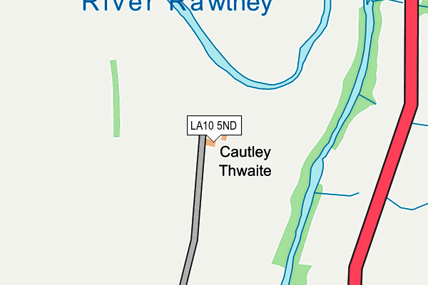 LA10 5ND map - OS OpenMap – Local (Ordnance Survey)
