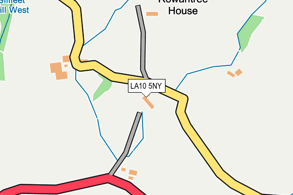 LA10 5NY map - OS OpenMap – Local (Ordnance Survey)