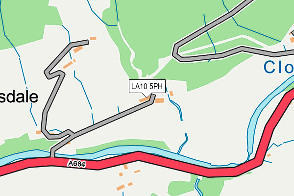 LA10 5PH map - OS OpenMap – Local (Ordnance Survey)