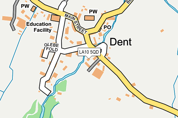 LA10 5QD map - OS OpenMap – Local (Ordnance Survey)