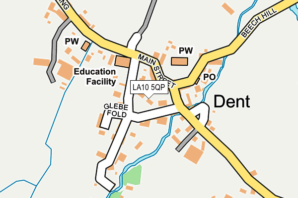 LA10 5QP map - OS OpenMap – Local (Ordnance Survey)