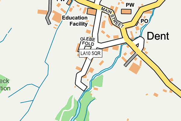 LA10 5QR map - OS OpenMap – Local (Ordnance Survey)