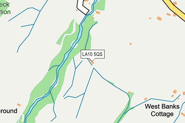 LA10 5QS map - OS OpenMap – Local (Ordnance Survey)