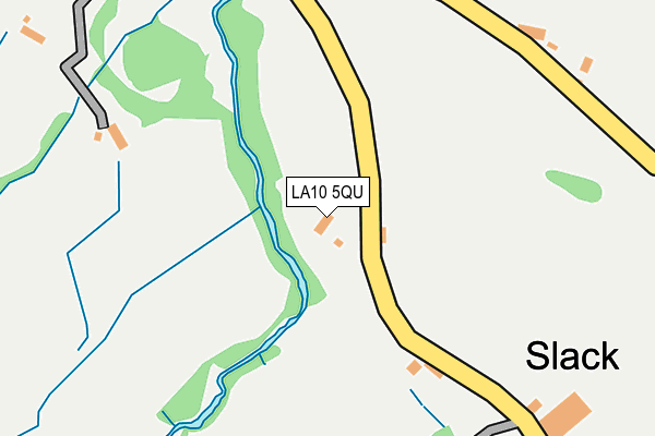 LA10 5QU map - OS OpenMap – Local (Ordnance Survey)