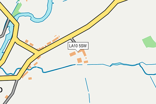 LA10 5SW map - OS OpenMap – Local (Ordnance Survey)