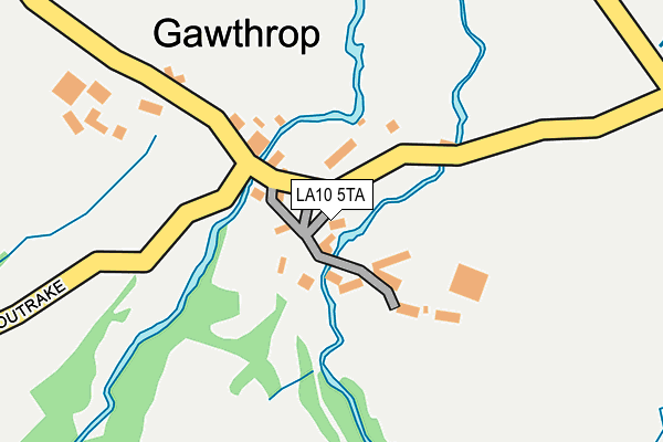 LA10 5TA map - OS OpenMap – Local (Ordnance Survey)