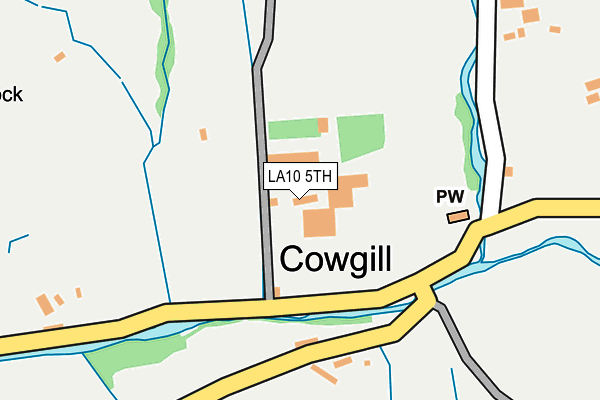 LA10 5TH map - OS OpenMap – Local (Ordnance Survey)