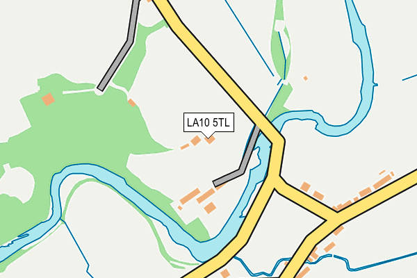 LA10 5TL map - OS OpenMap – Local (Ordnance Survey)
