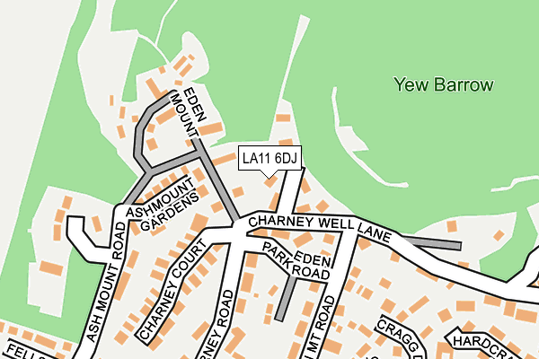 LA11 6DJ map - OS OpenMap – Local (Ordnance Survey)