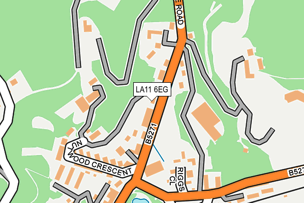 LA11 6EG map - OS OpenMap – Local (Ordnance Survey)