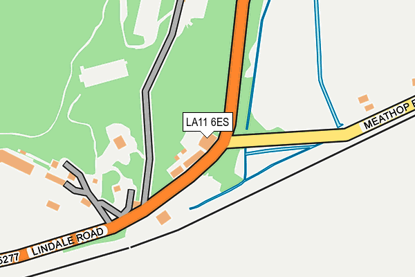 LA11 6ES map - OS OpenMap – Local (Ordnance Survey)