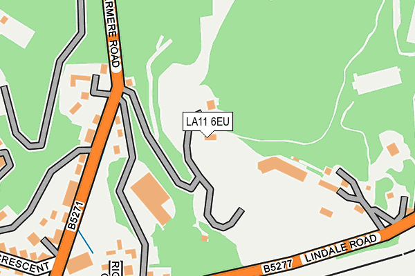 LA11 6EU map - OS OpenMap – Local (Ordnance Survey)