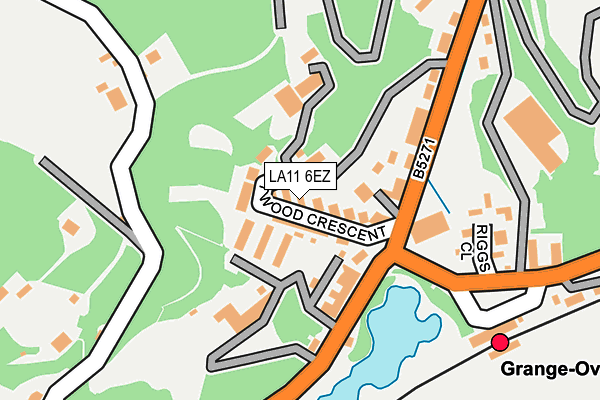 LA11 6EZ map - OS OpenMap – Local (Ordnance Survey)