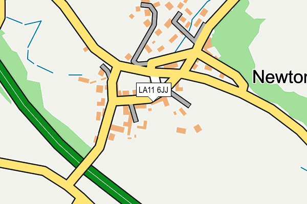 LA11 6JJ map - OS OpenMap – Local (Ordnance Survey)