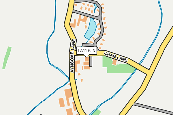 LA11 6JN map - OS OpenMap – Local (Ordnance Survey)