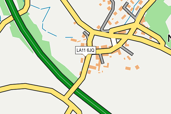 LA11 6JQ map - OS OpenMap – Local (Ordnance Survey)