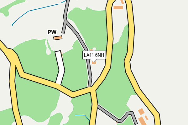 LA11 6NH map - OS OpenMap – Local (Ordnance Survey)