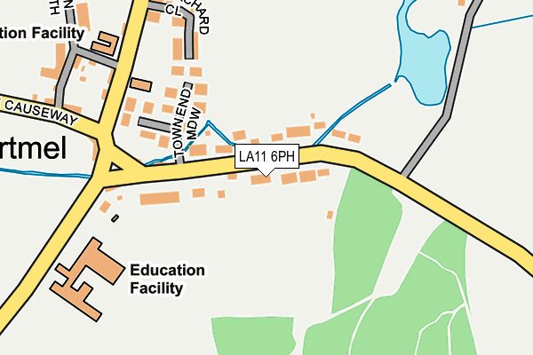 LA11 6PH map - OS OpenMap – Local (Ordnance Survey)