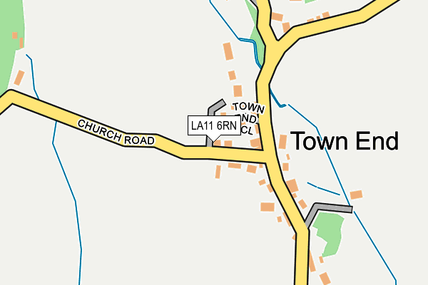 LA11 6RN map - OS OpenMap – Local (Ordnance Survey)