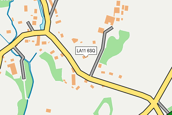 LA11 6SQ map - OS OpenMap – Local (Ordnance Survey)
