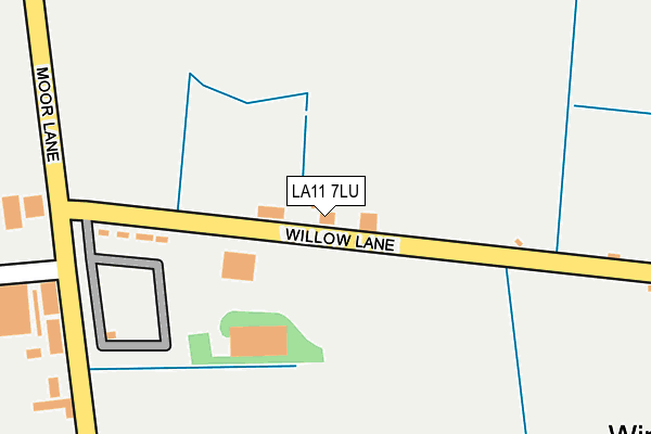 LA11 7LU map - OS OpenMap – Local (Ordnance Survey)