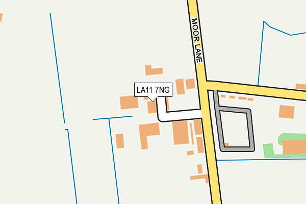 LA11 7NG map - OS OpenMap – Local (Ordnance Survey)
