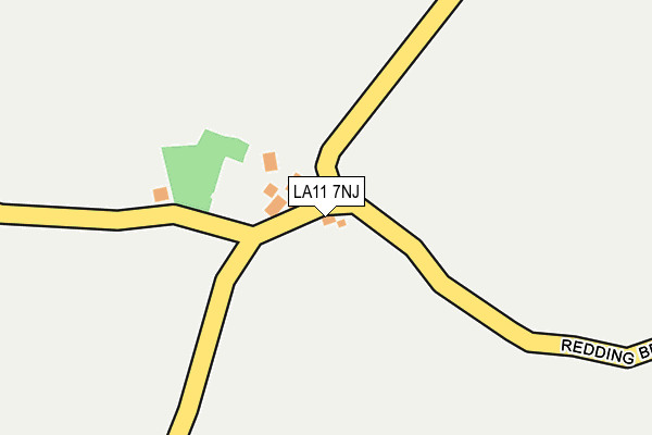 LA11 7NJ map - OS OpenMap – Local (Ordnance Survey)