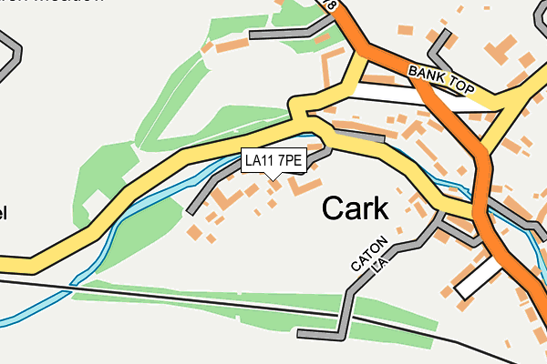 LA11 7PE map - OS OpenMap – Local (Ordnance Survey)