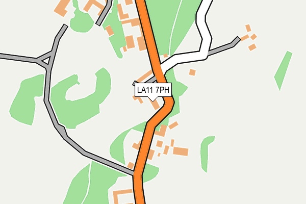 LA11 7PH map - OS OpenMap – Local (Ordnance Survey)