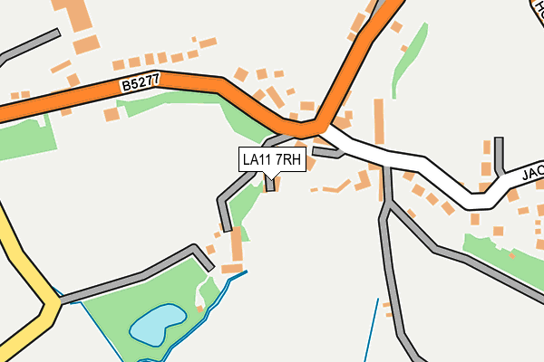 LA11 7RH map - OS OpenMap – Local (Ordnance Survey)