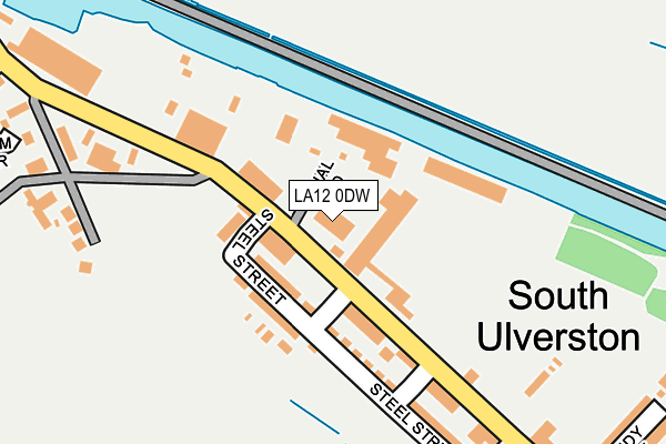 LA12 0DW map - OS OpenMap – Local (Ordnance Survey)