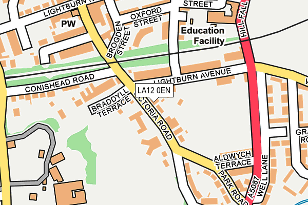 LA12 0EN map - OS OpenMap – Local (Ordnance Survey)