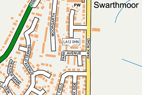 LA12 0HN map - OS OpenMap – Local (Ordnance Survey)