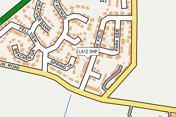 LA12 0HP map - OS OpenMap – Local (Ordnance Survey)