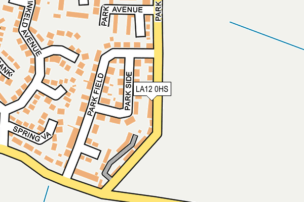 LA12 0HS map - OS OpenMap – Local (Ordnance Survey)