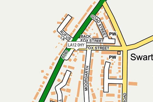 LA12 0HY map - OS OpenMap – Local (Ordnance Survey)