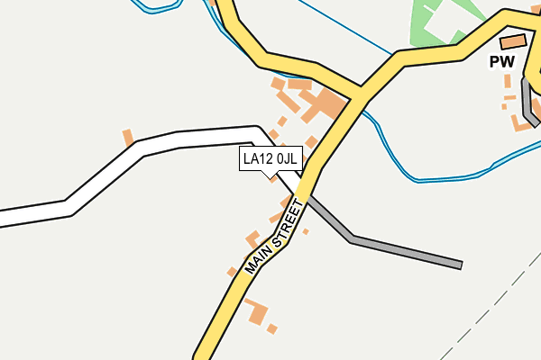 LA12 0JL map - OS OpenMap – Local (Ordnance Survey)