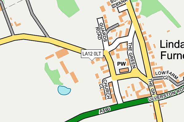 LA12 0LT map - OS OpenMap – Local (Ordnance Survey)