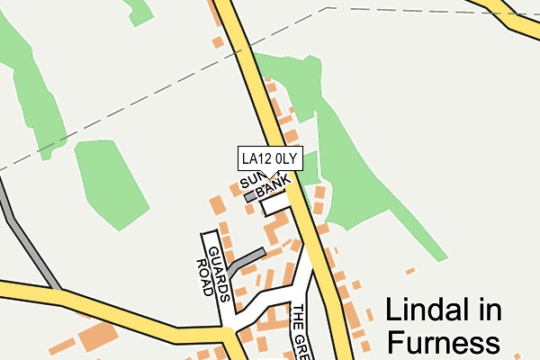 LA12 0LY map - OS OpenMap – Local (Ordnance Survey)