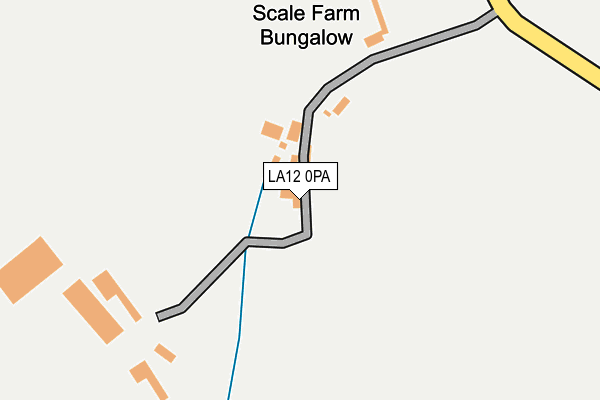 LA12 0PA map - OS OpenMap – Local (Ordnance Survey)